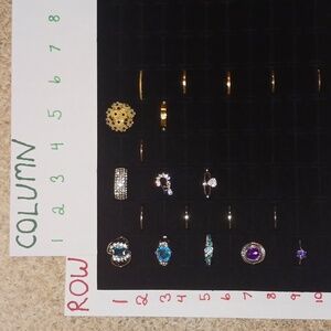 Batch of Size 9 Rings. NWT. Silver, rose gold, yellow gold & birthstone colors.